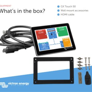 Victron Energy GX Touch 50, Display Screen for Cerbo GX (Waterproof)