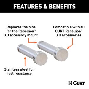 CURT 45959 Replacement Rebellion XD Accessory Mount Pins