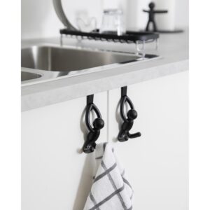 Umbra Buddy Space-Saving Over The Cabinet Storage Hooks, Kitchen and Bathroom Organizer