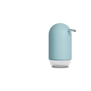 umbra touch liquid soap pump dispenser, easy to refill, ocean blue, 8 oz (236.5 ml), model number: 023273-1193