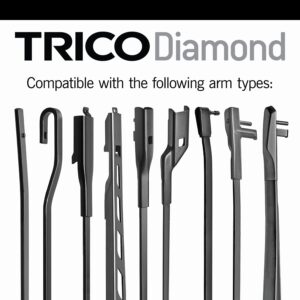 TRICO Diamond™ (25-2622) 26 Inch & 22 inch pack of 2 High Performance Automotive Replacement Windshield Wiper Blades For My Car Super Premium All Weather Beam Blade for Select Vehicle Models