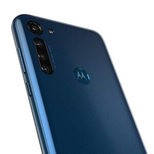 Motorola Moto G8 Power XT2041-3 Dual-SIM 64GB (GSM Only | No CDMA) Factory Unlocked 4G/LTE Smartphone (Capri Blue) - International Version