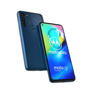 Motorola Moto G8 Power XT2041-3 Dual-SIM 64GB (GSM Only | No CDMA) Factory Unlocked 4G/LTE Smartphone (Capri Blue) - International Version