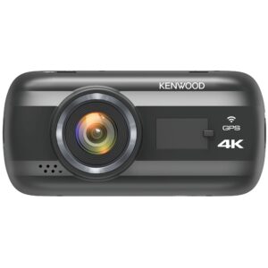 kenwood drv-a601w 4k ultra car dash cam with built in gps, g-shock and 3-inch display