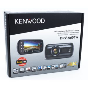 Kenwood DRV-A601W 4K Ultra Car Dash Cam with Built in GPS, G-Shock and 3-Inch Display