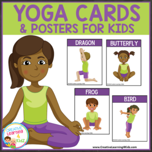 yoga cards & posters for kids