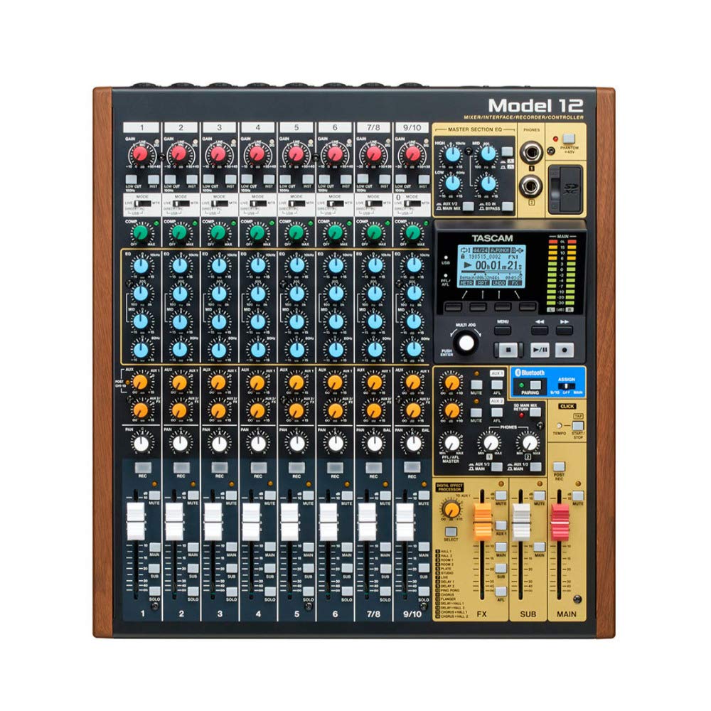 Tascam Model 12 All-In-One Digital Multitrack Recorder