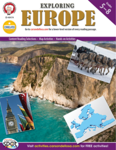 mark twain | exploring europe workbook | grades 5–8, printable