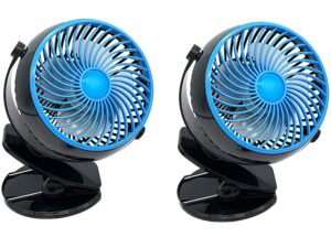 spark innovators go fan - rechargeable lithium ion fan - (2) pack - as seen on tv