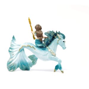 Schleich bayala, 3-Piece Playset, Mermaid Toys for Girls and Boys 5-12 years old, Mermaid Eyela Riding Underwater Horse, Blue