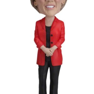 Royal Bobbles Elizabeth Warren United States Senator Collectible Bobblehead Statue