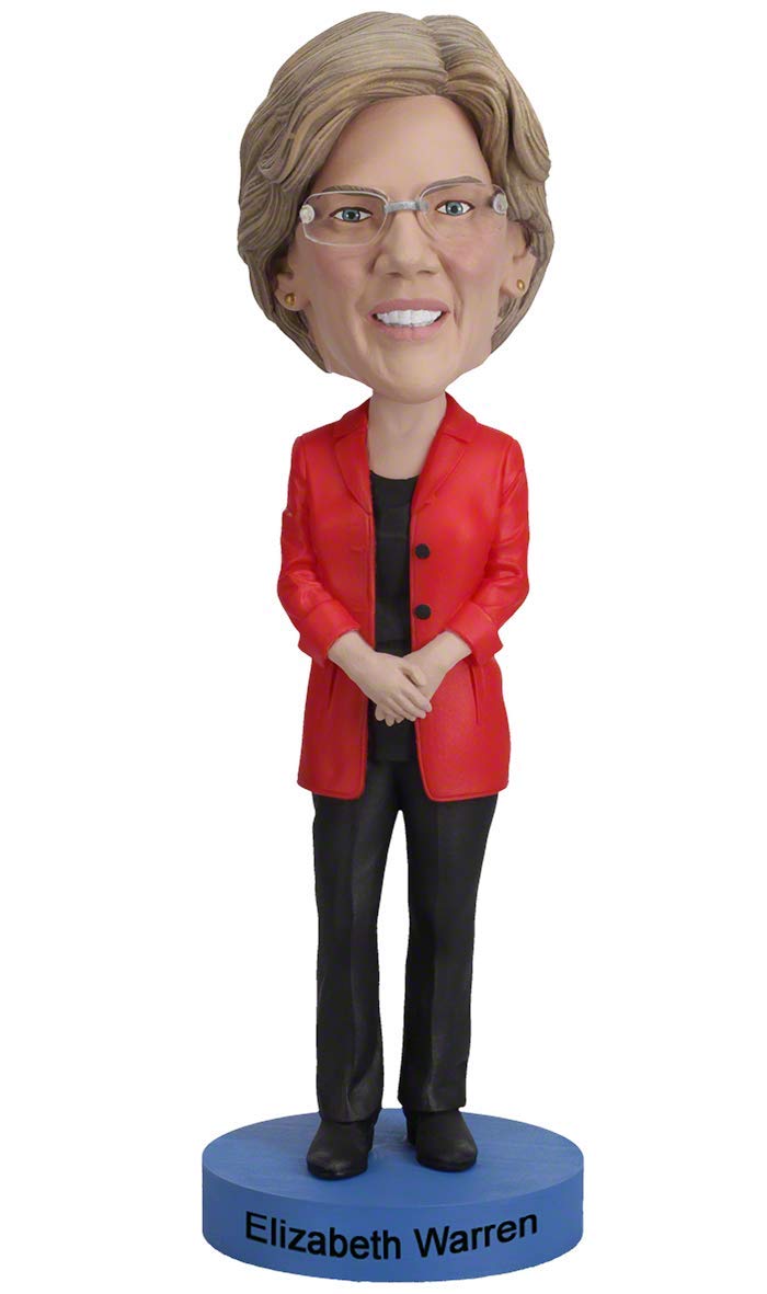 Royal Bobbles Elizabeth Warren United States Senator Collectible Bobblehead Statue