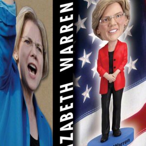 Royal Bobbles Elizabeth Warren United States Senator Collectible Bobblehead Statue