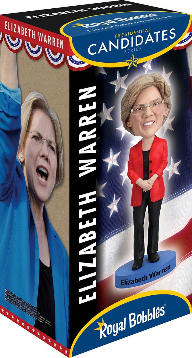 Royal Bobbles Elizabeth Warren United States Senator Collectible Bobblehead Statue