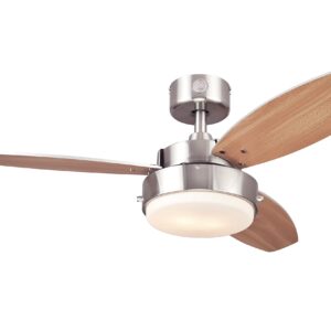 Westinghouse Lighting 7221600 Alloy Ceiling Fan, 42 Inch, Brushed Nickel