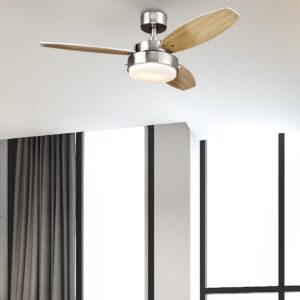 Westinghouse Lighting 7221600 Alloy Ceiling Fan, 42 Inch, Brushed Nickel