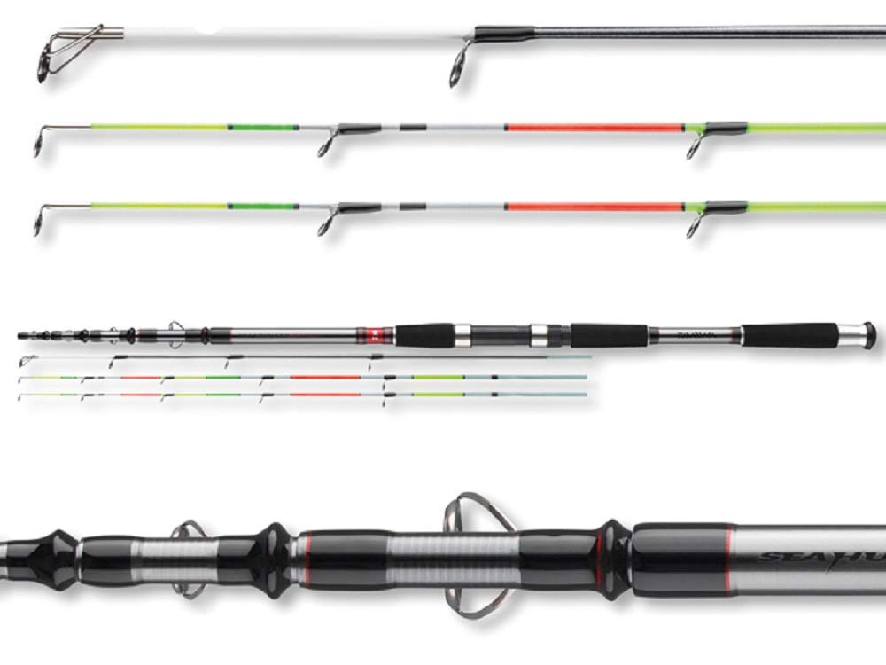 Daiwa Seahunter X Variotip Tele SHRXT 150G, 3 Meters, 9.84ft, 50-150 Grams, 8 Parts, Telescopic Sea Fishing Rod, 11530-305