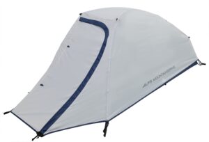 alps mountaineering zephyr 1-person tent - gray/navy