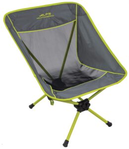 alps mountaineering simmer camping chair, one size, citrus/charcoal