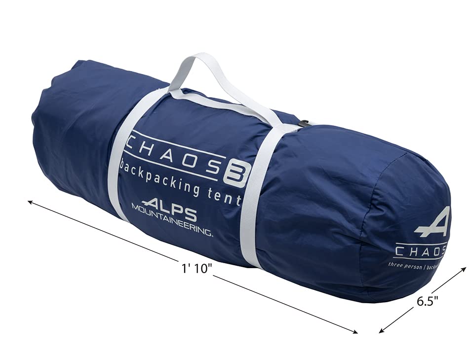 ALPS Mountaineering Chaos 3-Person Tent, Gray/Navy