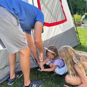 ALPS Mountaineering Camp Creek Two-Room Tent - Gray/Red