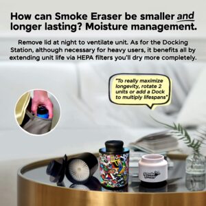 V5 Smoke Eraser | 1000+ Uses | Need More? Rotate 2 Units or Add a Dock to Multiply Lifespans