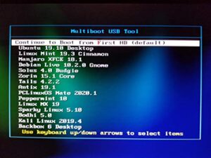 32gb multiboot usb flash drive, 15 bootable linux systems. learn linux