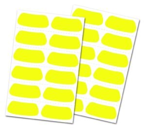 rawlings | eye black adhesive stickers | yellow