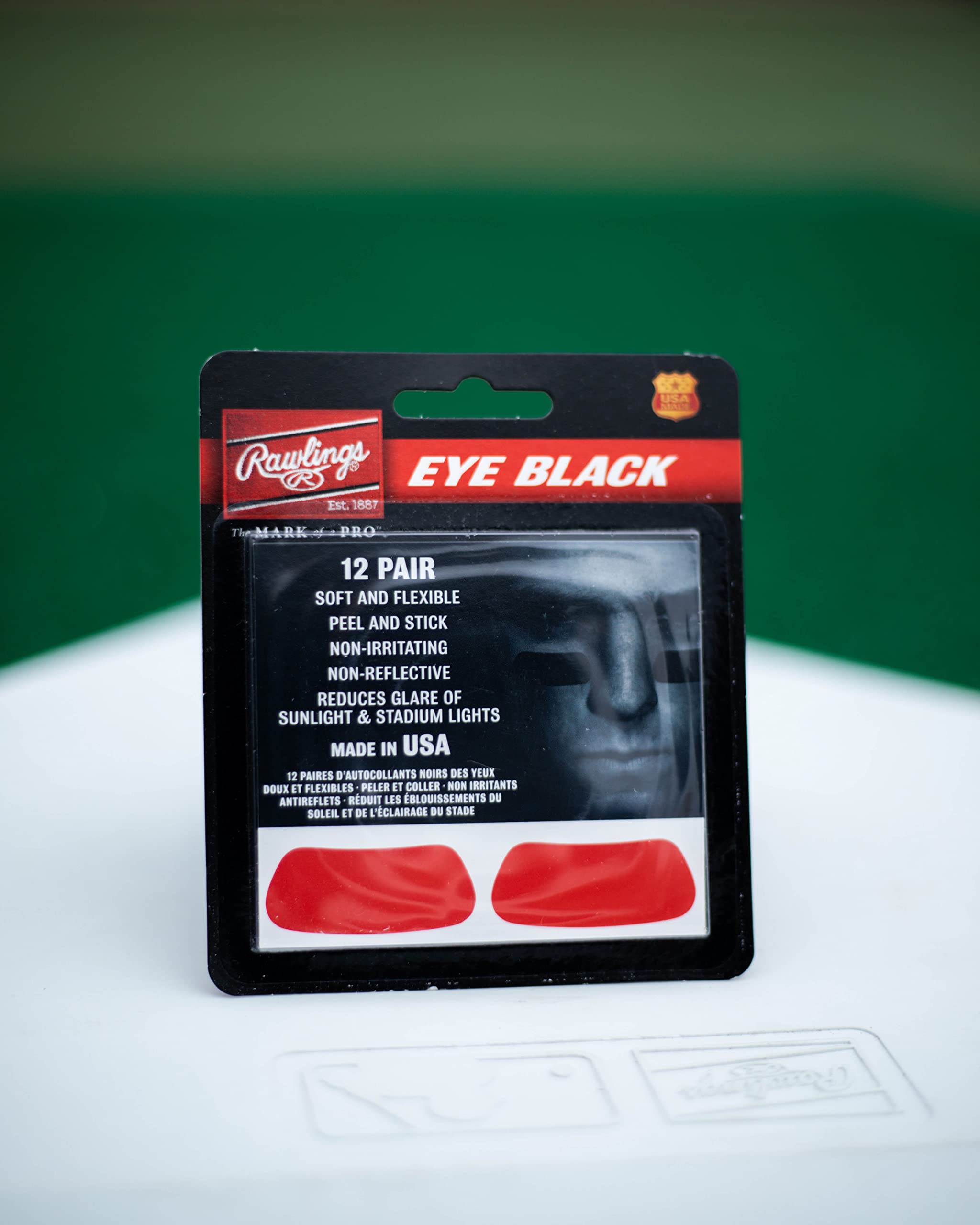 Rawlings | EYE BLACK Adhesive Stickers | Yellow