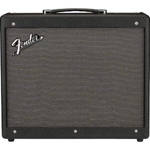 fender mustang gtx100 guitar amp and 7 button footswitch, 100 watts, with 2-year warranty integrated looper, bluetooth audio streaming for play along, 24.5dx21.05wx13.05h inches, black