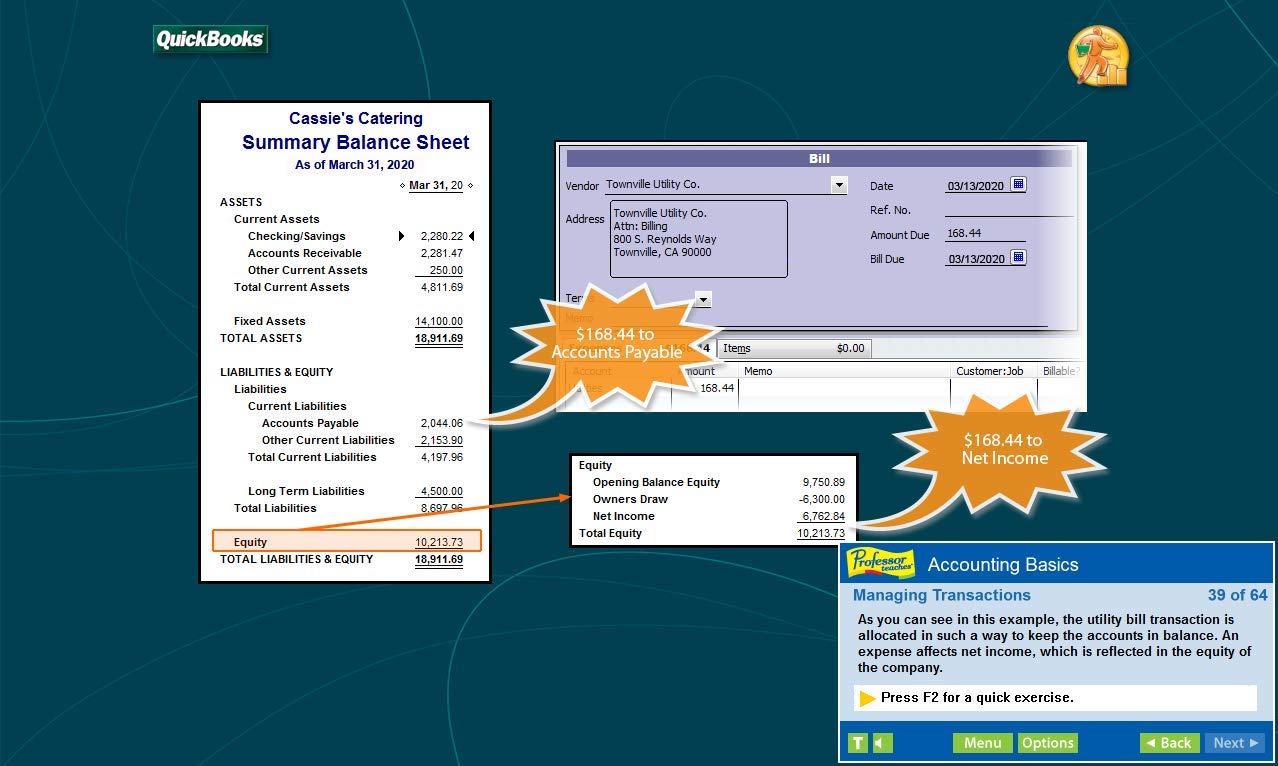 Professor Teaches QuickBooks 2020