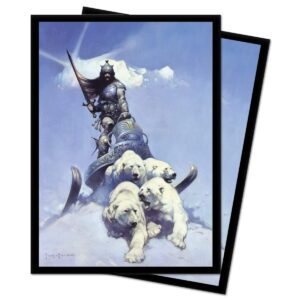 Frank Frazetta Silver Warrior Standard Size Deck Protector Sleeves