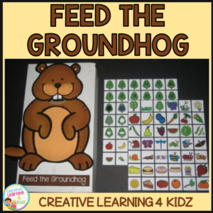 feed the groundhog cut-out activity