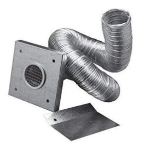 3" outside air kit for pellet stoves with 3" air intake pipe including harman stoves 3" x 10'