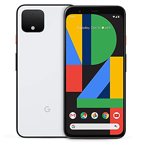 Google Pixel 4 XL - Clearly White - 128GB - Unlocked (Renewed)