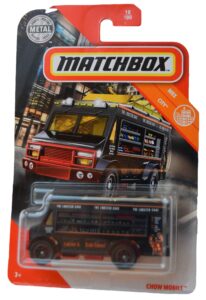 matchbox city series chow mobile 18/100, black