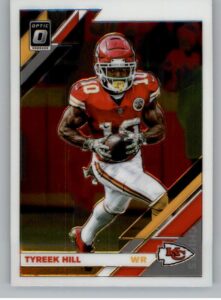 2019 donruss optic #3 tyreek hill kansas city chiefs nfl football trading card