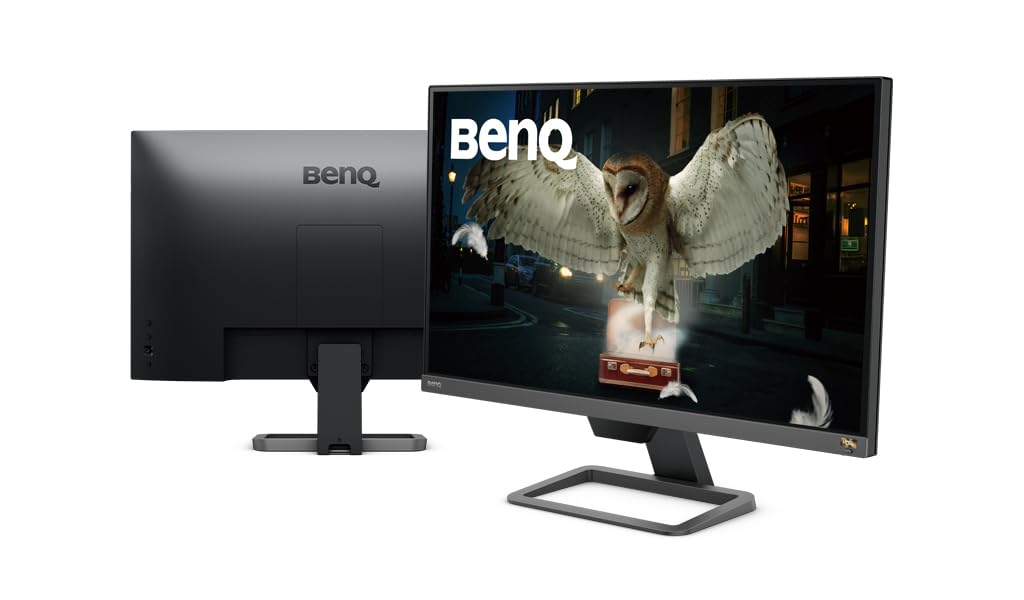 BenQ EW2780Q Premium Monitor 27" QHD 1440p | IPS | HDRi | Eye-Care Tech | TUV Certified | Adaptive Brightness Plus | Tilt Screen | Robust 5w Speakers | Eye Reminder | DisplayPort | HDMI,Black