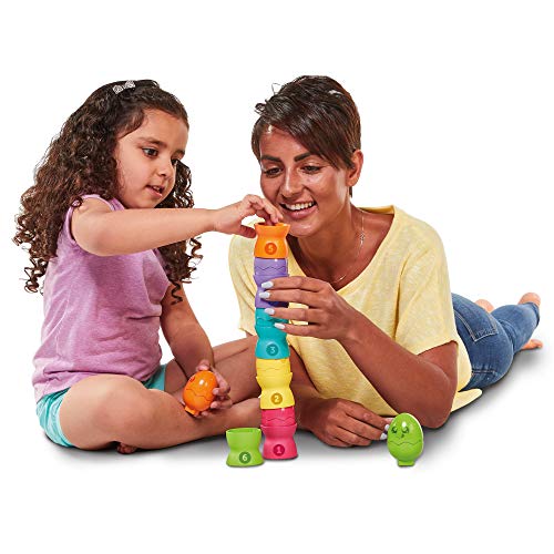 Toomies TOMY Hide & Squeak Eggstension Egg Stackers