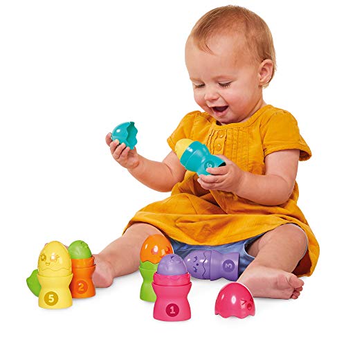 Toomies TOMY Hide & Squeak Eggstension Egg Stackers