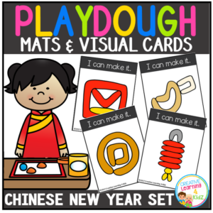 playdough mats chinese new year