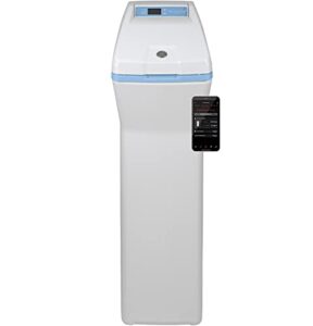 ge smart water softener system with leak detect | 40,000 grain | reduce hard mineral levels at water source | wifi connectivity | improve water quality for drinking, laundry, dishwashing | gxshc40n