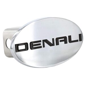 Denali Wordmark GMC Chrome Plated Trailer Hitch Cover Plug 2 inch Post