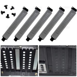 AUEAR, 10 Pack Black PCI Slot Cover Hard Steel Filter Blanking Plate with Screws