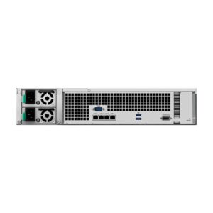 Synology RackStation RS2418+ NAS Server Bundle with Rail Kit, Intel Atom C3538 Quad-Core, 8GB DDR4, 24TB SATA HDD, Synology DSM Software