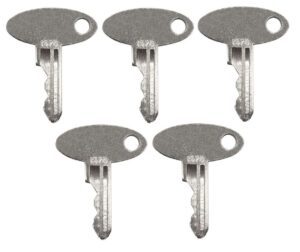 5 pack ignition keys for ford new holland massey ferguson perkins sakai shibaura terramite vermeer 1570 (5)