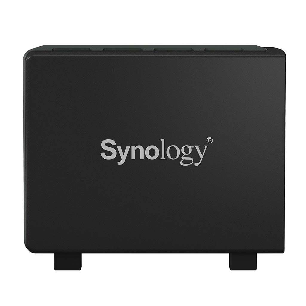 Synology DiskStation DS419slim Compact Desktop NAS Server, Marvell Armada 385 88F6820,512MB DDR3 SDRAM, 8TB SSD, DSM Software