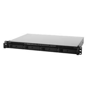 Synology RackStation RS819 Compact Rack Mount NAS Server Bundle with Rail Kit, Realtek RTD1296 Quad-Core, 2GB DDR4 Synology SDRAM, 16TB SATA HDDs, Synology DSM Software