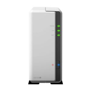 synology diskstation ds120j nas server, marvell armada 3700 88f3720, 512mb ddr3l, 4tb sata, dsm software