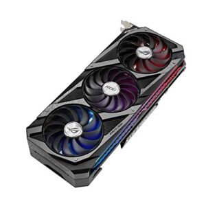 ASUS ROG STRIX NVIDIA GeForce RTX 3060 Ti OC Edition Gaming Graphics Card (PCIe 4.0, 8GB GDDR6, HDMI 2.1, DisplayPort 1.4a, Axial-Tech Fan Design, 2.9-Slot, Super Alloy Power II, GPU Tweak II)